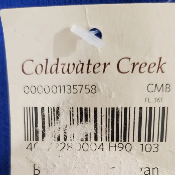 Coldwater Creek Woman's Blue Cardigan - Picture 7 of 9